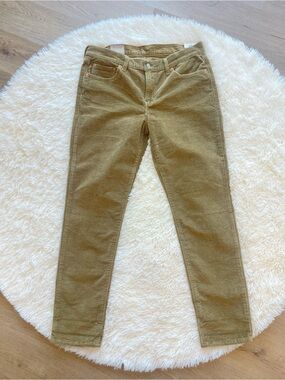 Levi's Olive Green Slim Corduroy Jeans
